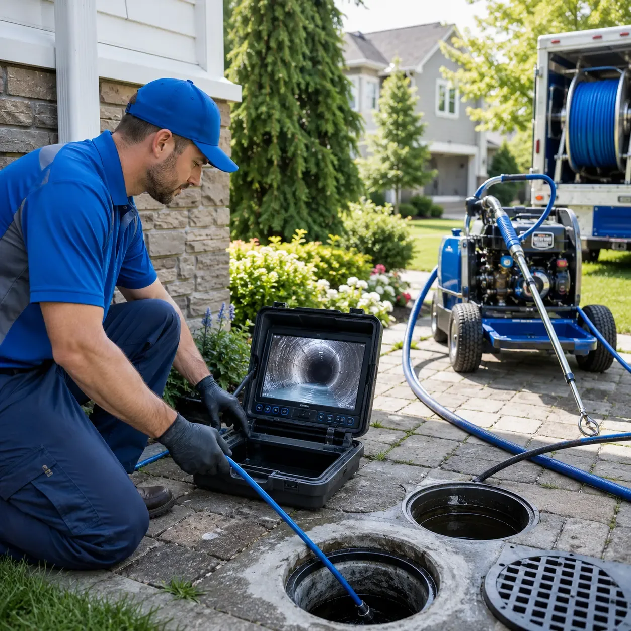 Outdoor drain cleaning professionals serving Ashville, OH